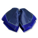 MOÑO AZUL DOS COLORES Y PIEDRAS ADULTO 