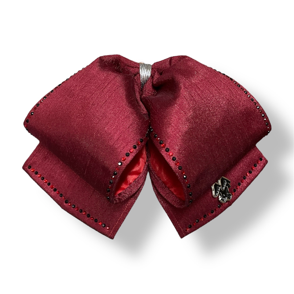MOÑO TINTO LISO CON PIEDRAS 