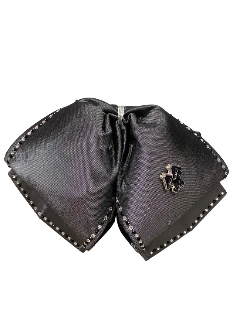 MOÑO GRIS CON PIEDRAS ADULTO 