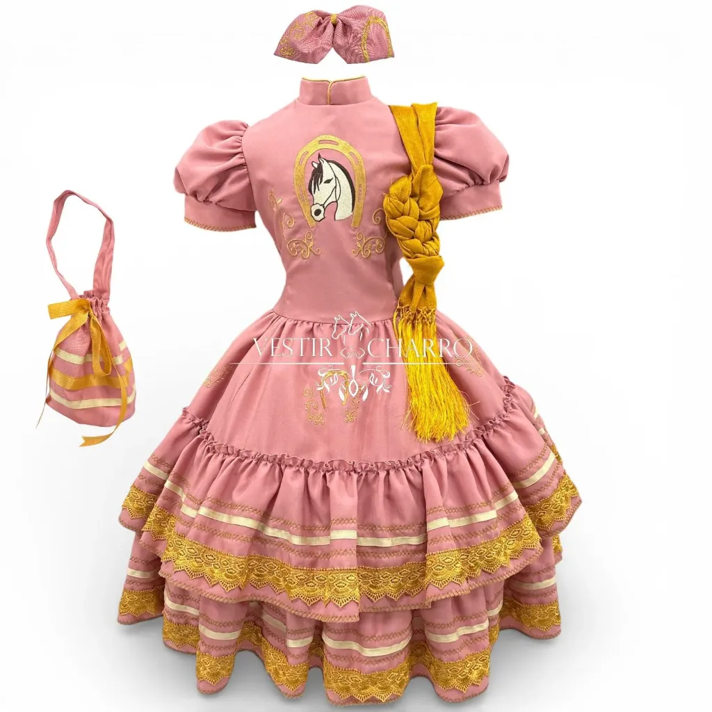 VESTIDO ESCARAMUZA TALLA 5 