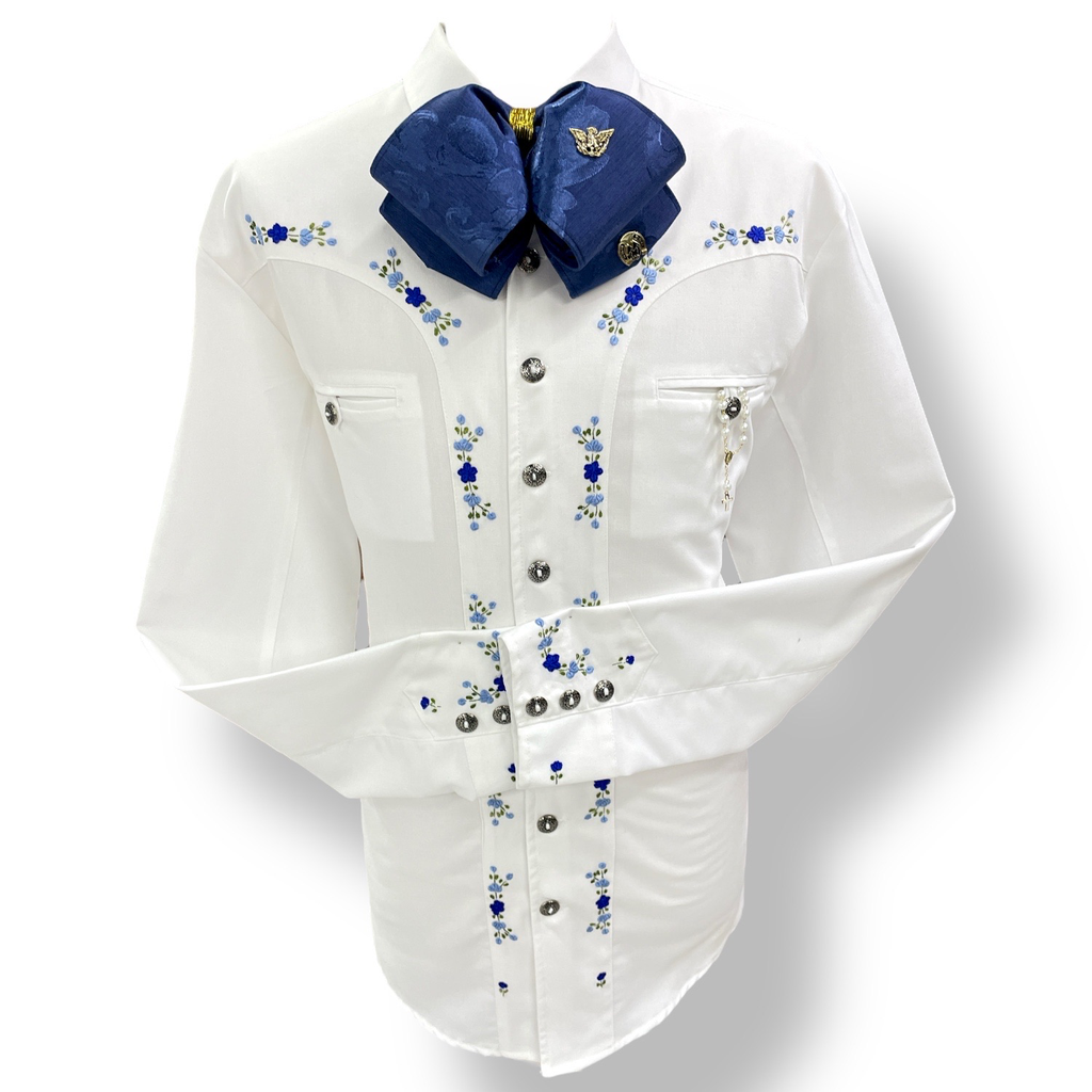[102003NA0130] CAMISA BORDADO ROCOCO TALLA 30  (Opción 1)