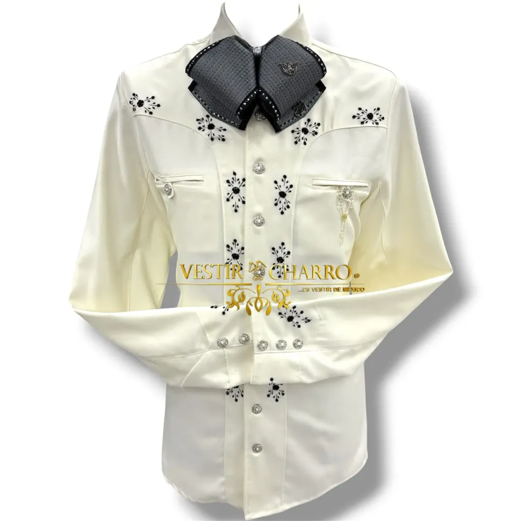 CAMISA BORDADO ROCOCO TALLA 30 