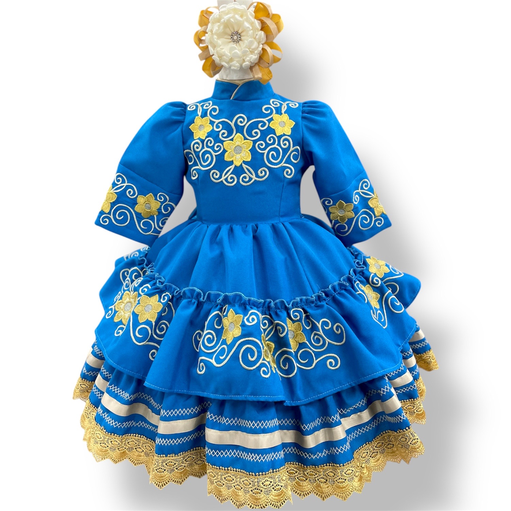 VESTIDO ESCARAMUZA TALLA 1  (Opción 3)