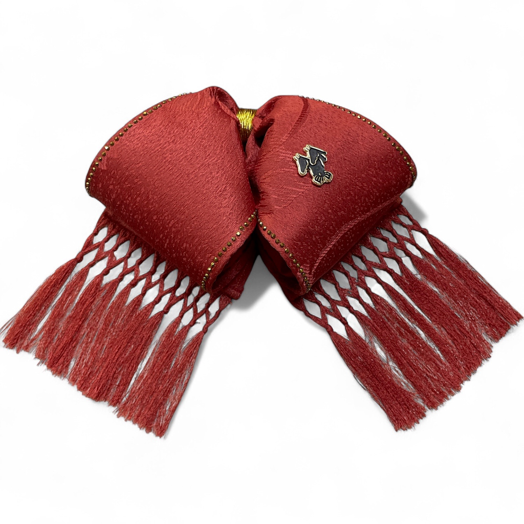 MOÑO NARANJA CON BARBAS ADULTO  (Opción 1)