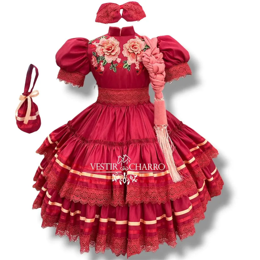 VESTIDO ESCARAMUZA TALLA 3