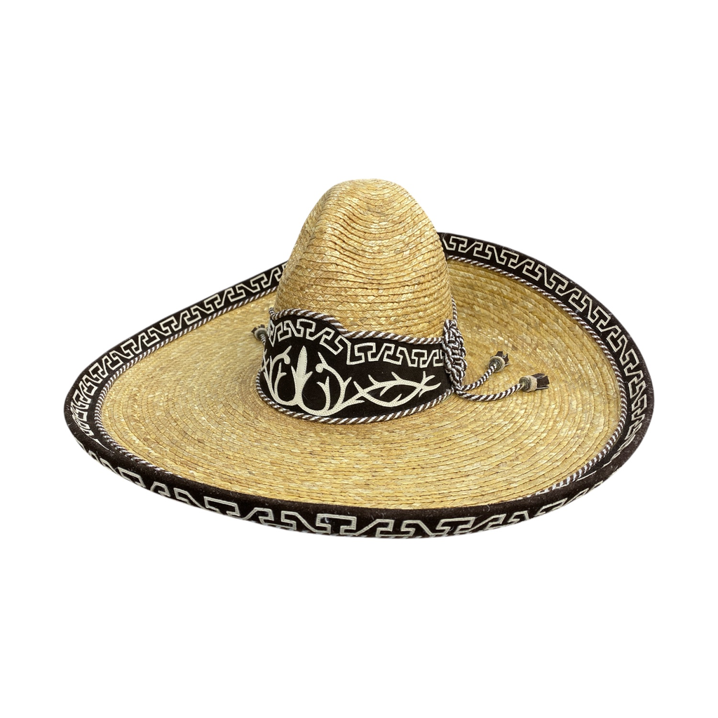 SOMBRERO PALMA CON TOQUILLA Y GALON T53