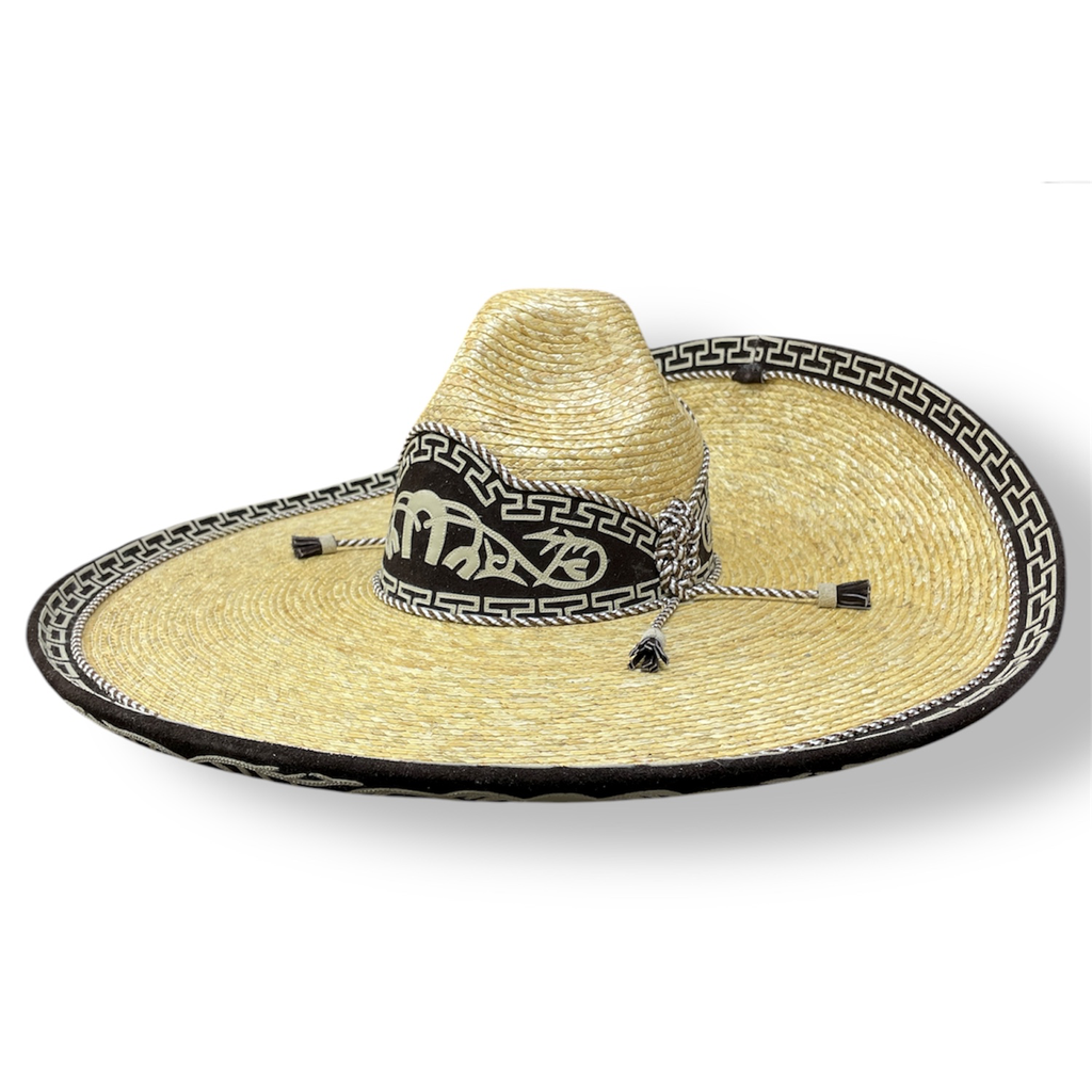 SOMBRERO PALMA GALON Y TOQ ADULTO T57