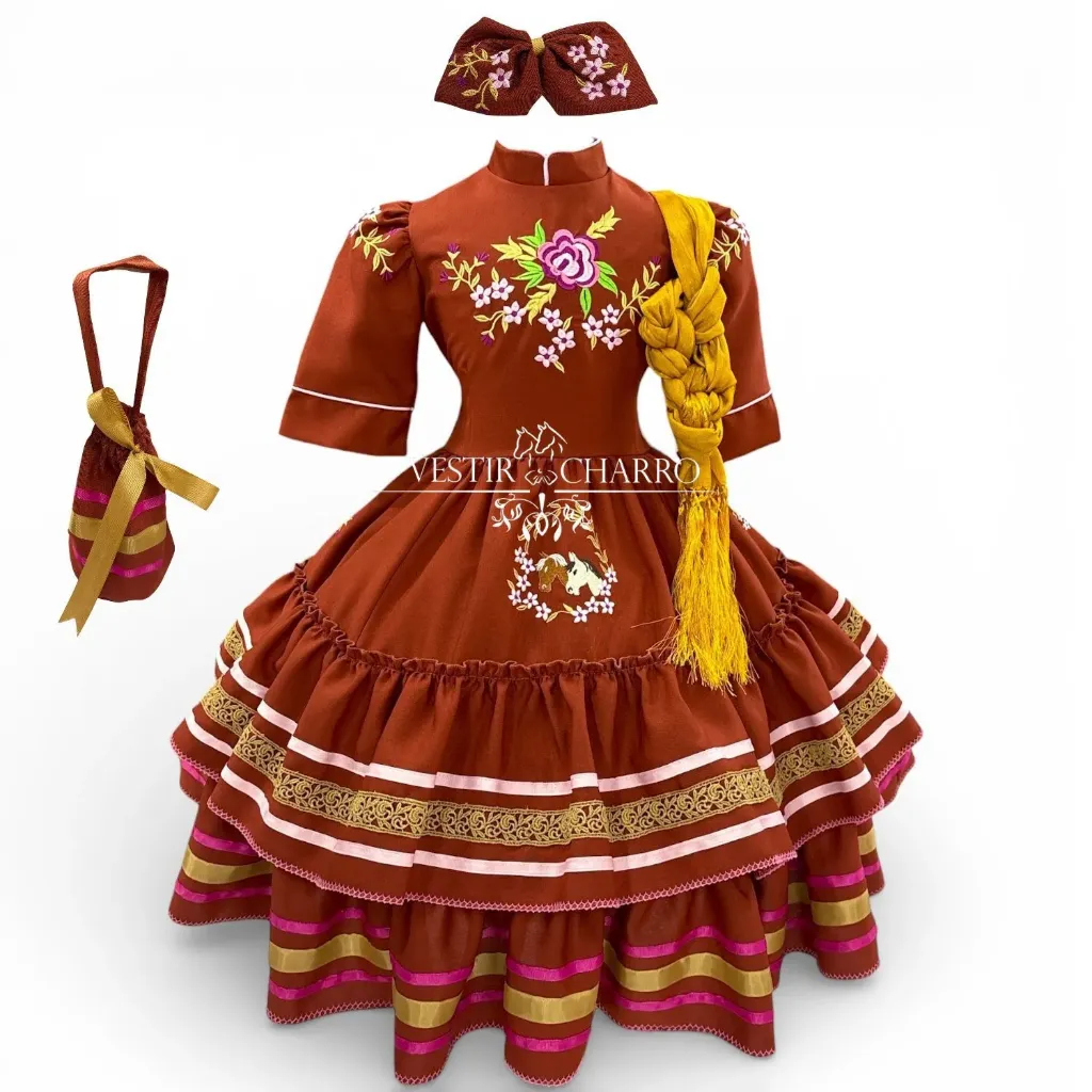 VESTIDO ESCARAMUZA TALLA 4
