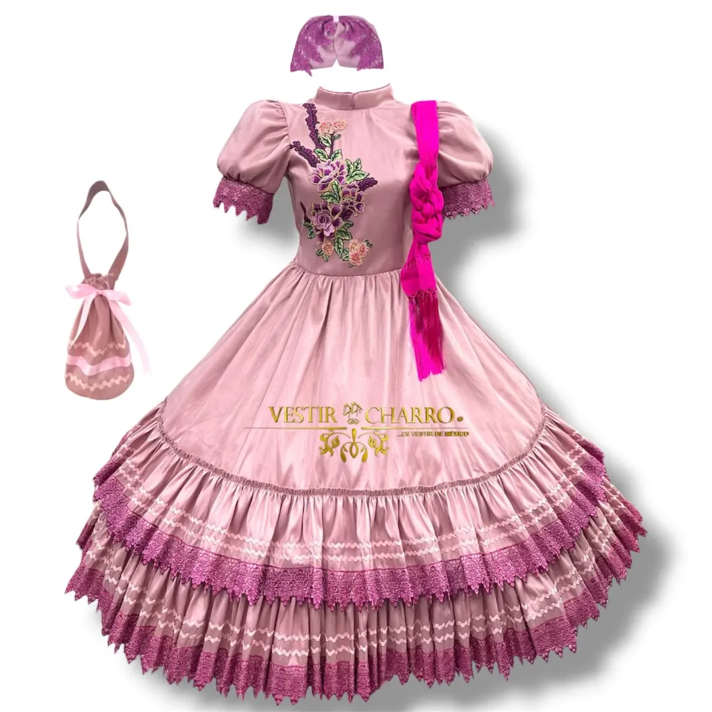 VESTIDO ESCARAMUZA TALLA 10