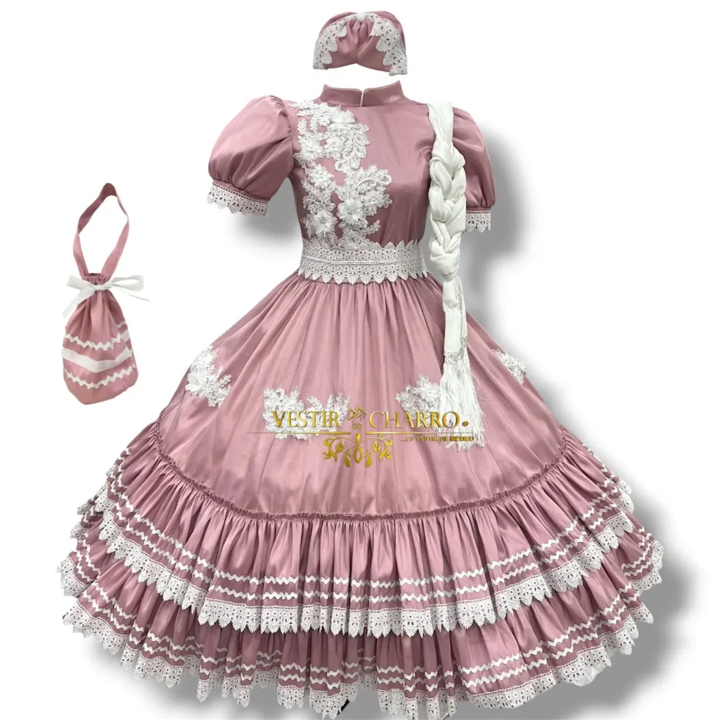 VESTIDO ESCARAMUZA TALLA 10
