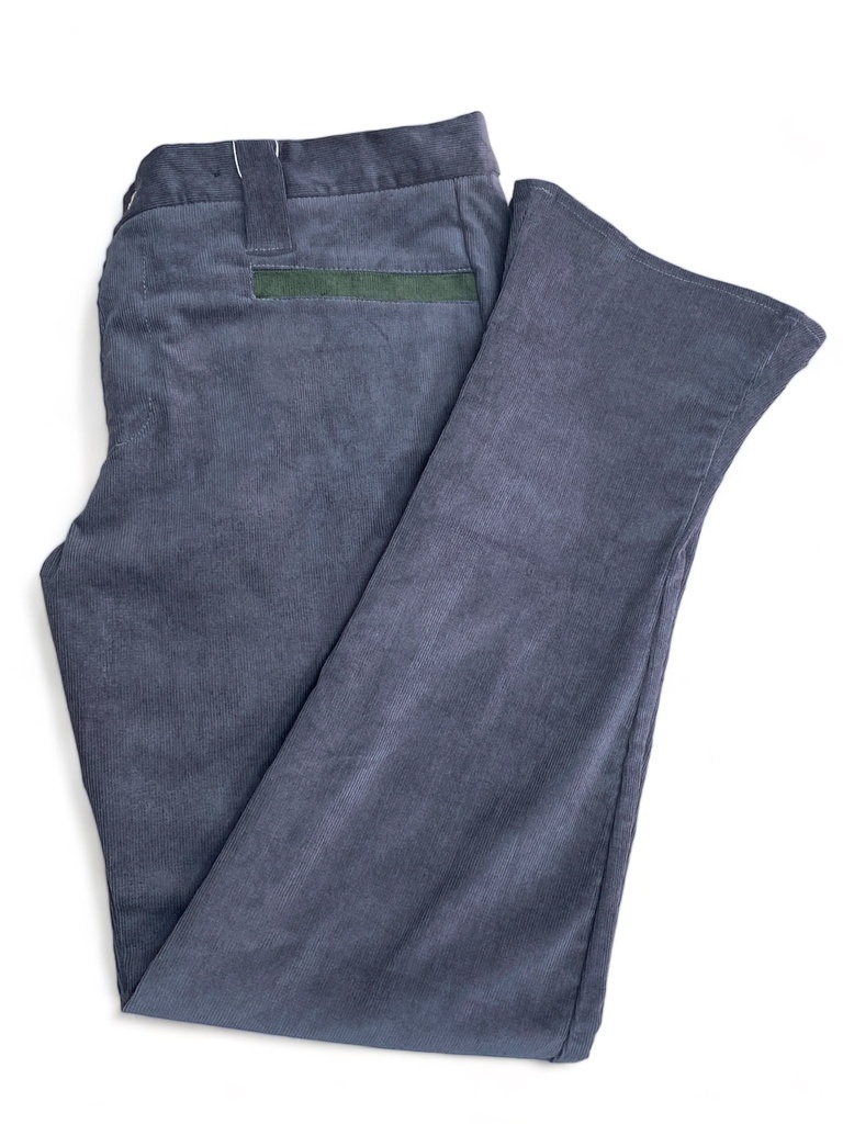 PANTALÓN CHARRO DE PANA STRETCH (32x30, Gris)