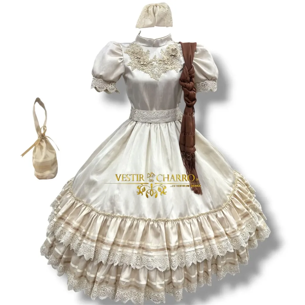 VESTIDO ESCARAMUZA TALLA 10