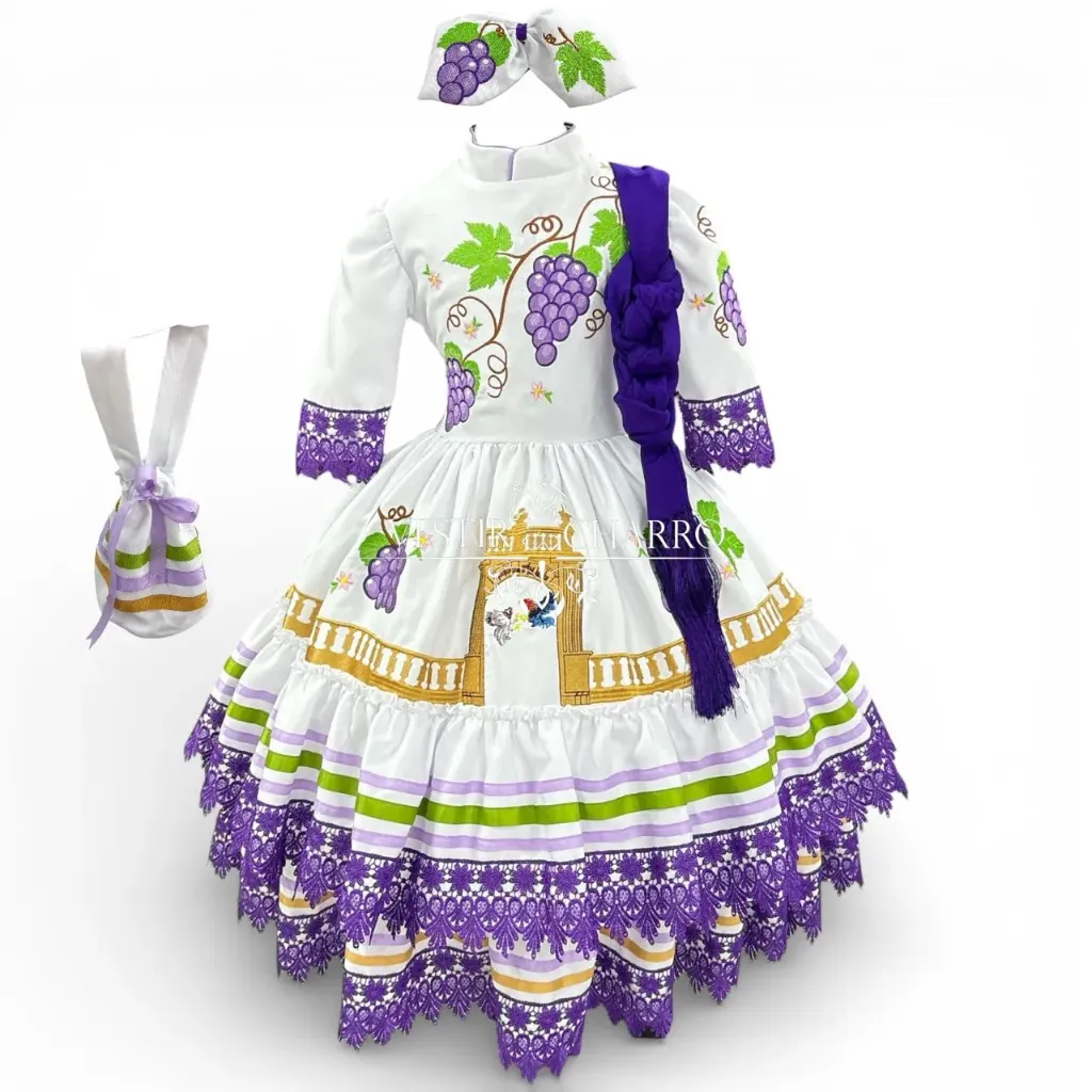 VESTIDO ESCARAMUZA TALLA 4