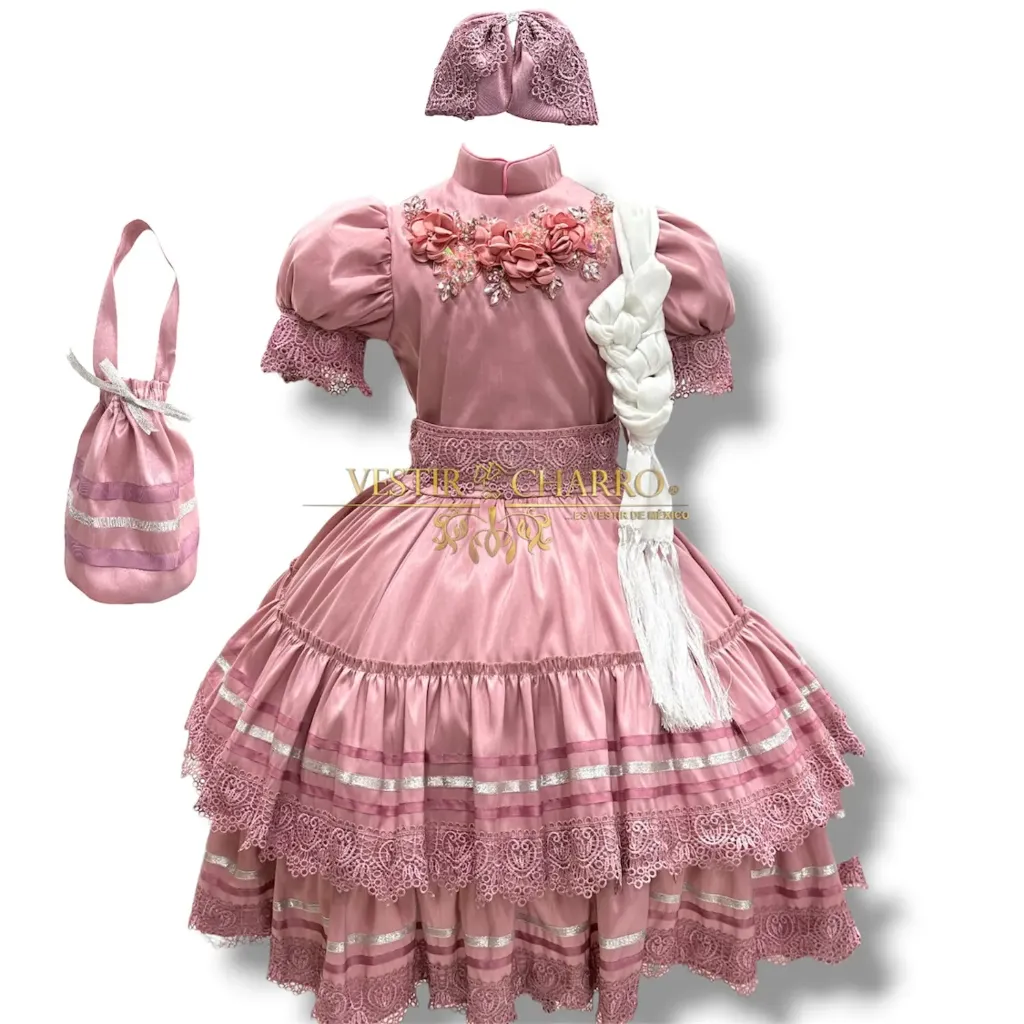 VESTIDO ESCARAMUZA TALLA 5 