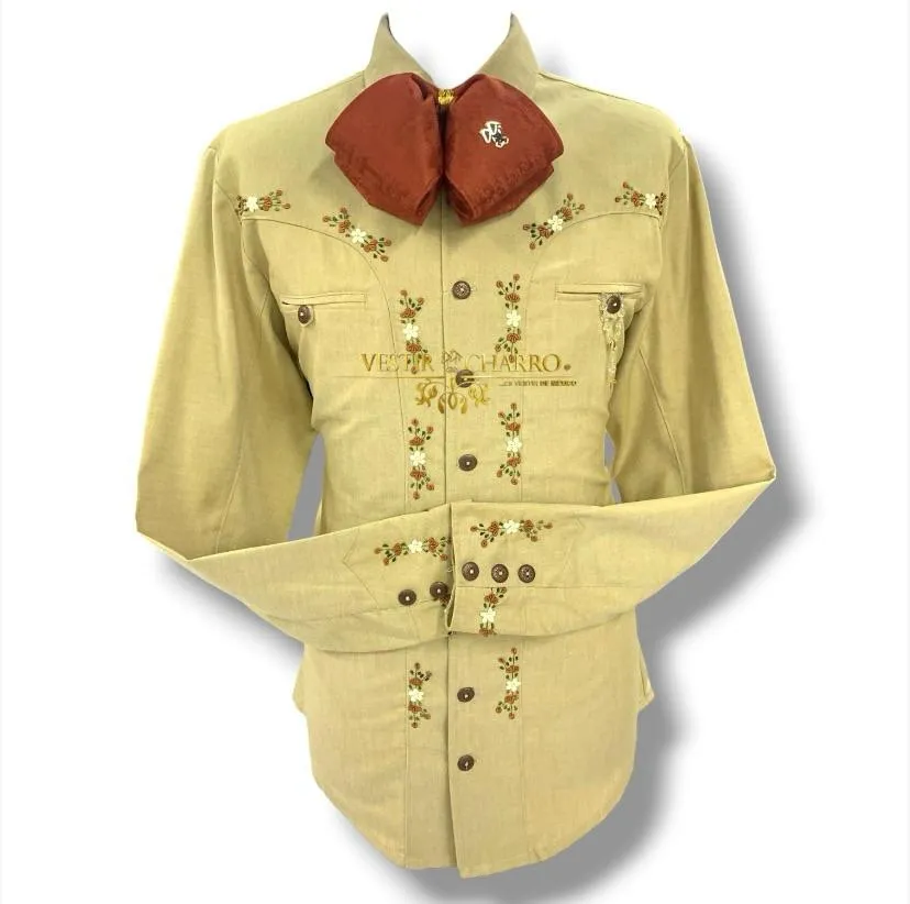 CAMISA BORDADO ROCOCO TALLA 28 (Opción 1)
