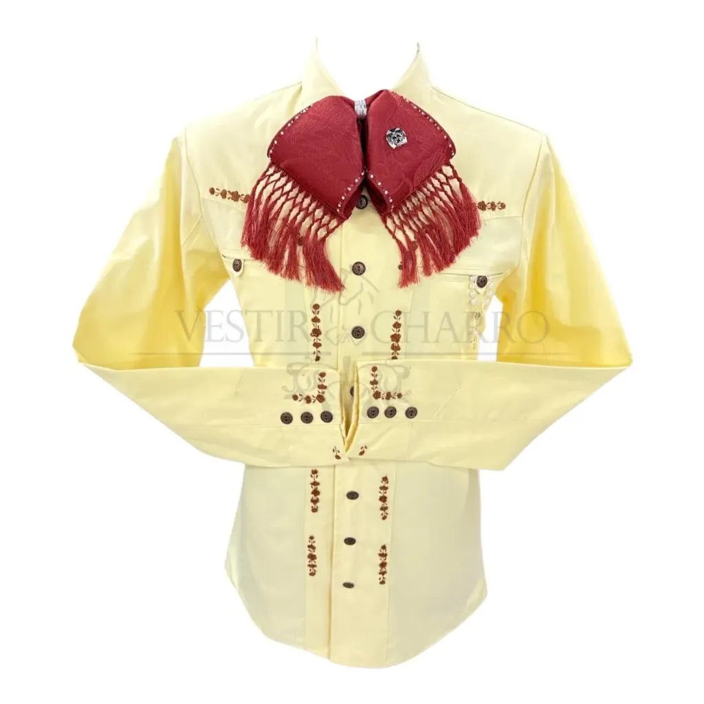 CAMISA BORDADO ROCOCO TALLA 28 (Opción 1)