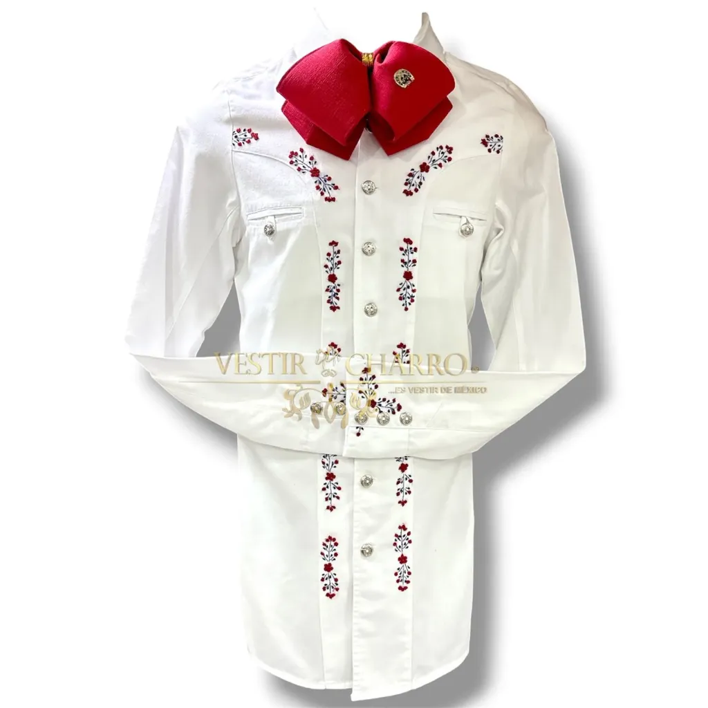 CAMISA BORDADO ROCOCO TALLA 28