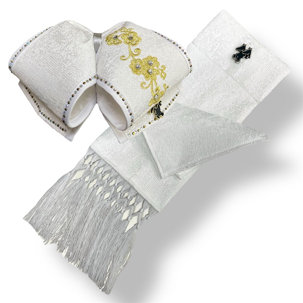 MOÑO AJUAR COMPLETO CON PIEDRAS (Opción 1)