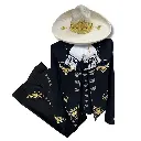 TRAJE BORDADO EN HILO GALA COMPLETA