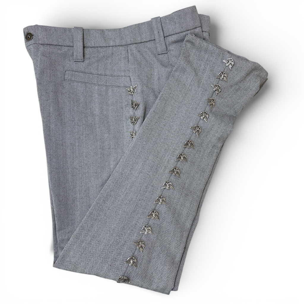 PANTALON CON BOTONADURA ADULTO (36x32)