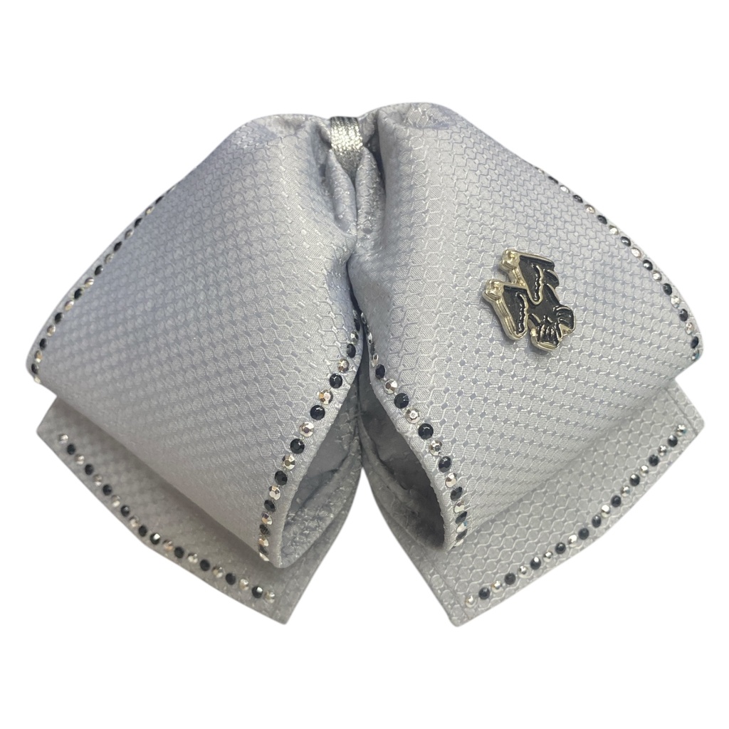 MOÑO GRIS LISO CON PIEDRAS NIÑO 8-10