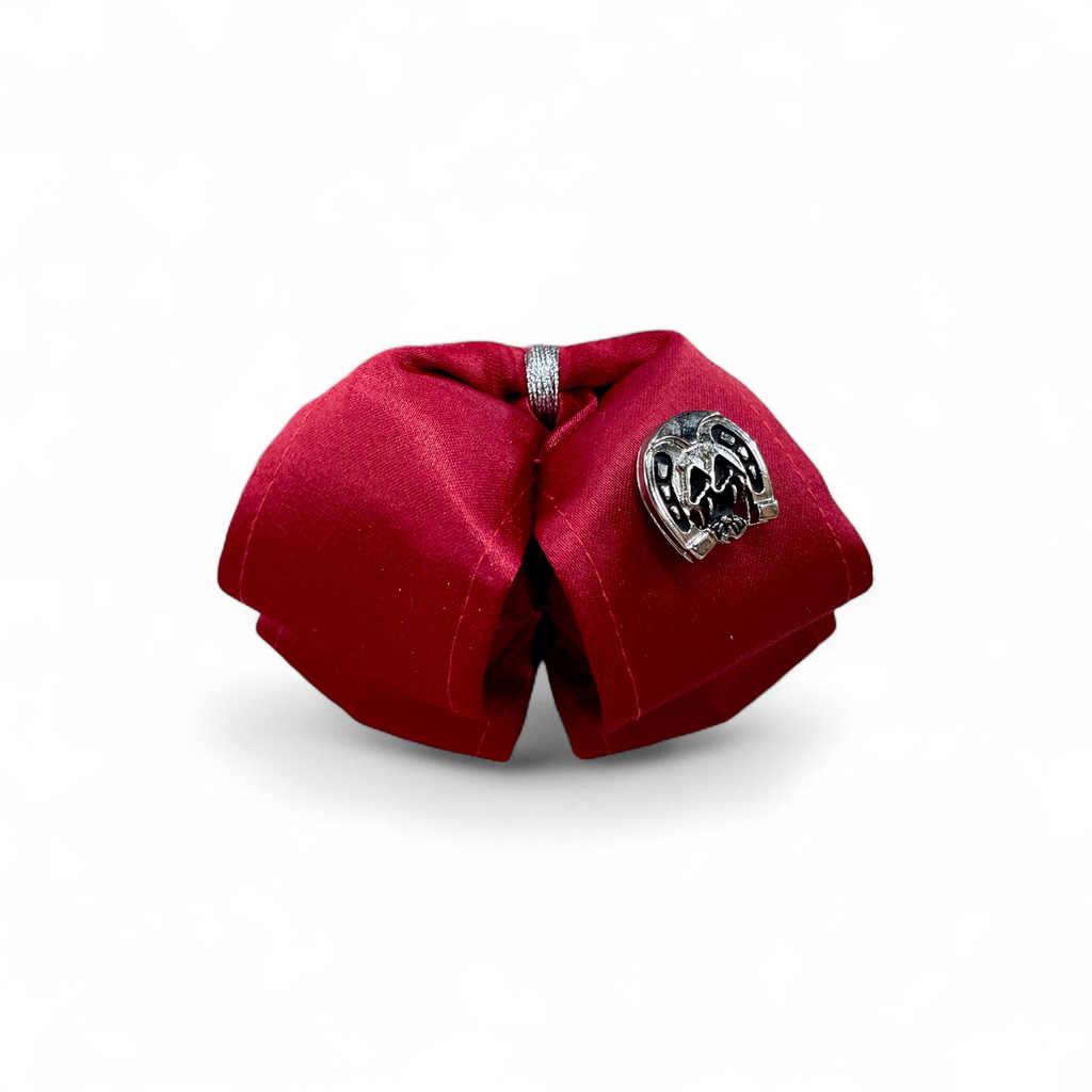 MOÑO ROJO LISO DE BEBE (opcion 1)