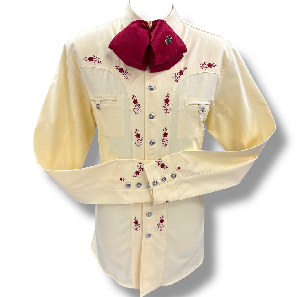 CAMISA BORDADO ROCOCO TALLA 38 
