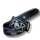 CINTURON BORDADO EN PLATA TALLA 40