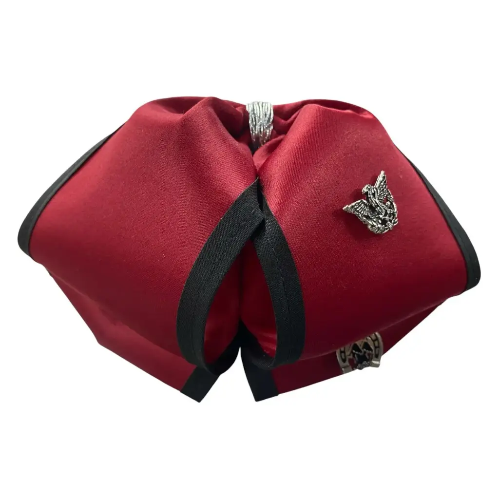 MOÑO ROJO CON BIES ADULTO (Opción 4)