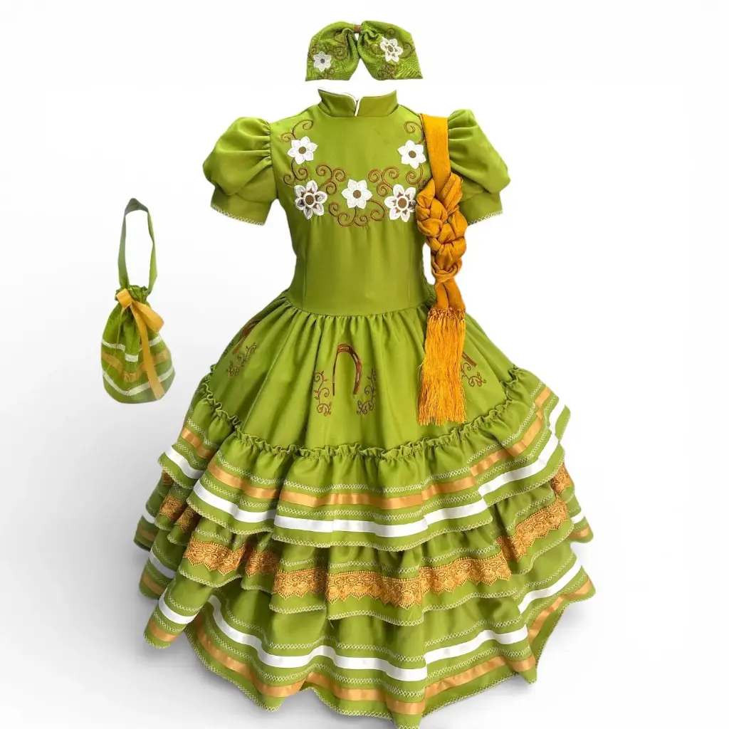 VESTIDO ESCARAMUZA TALLA 6