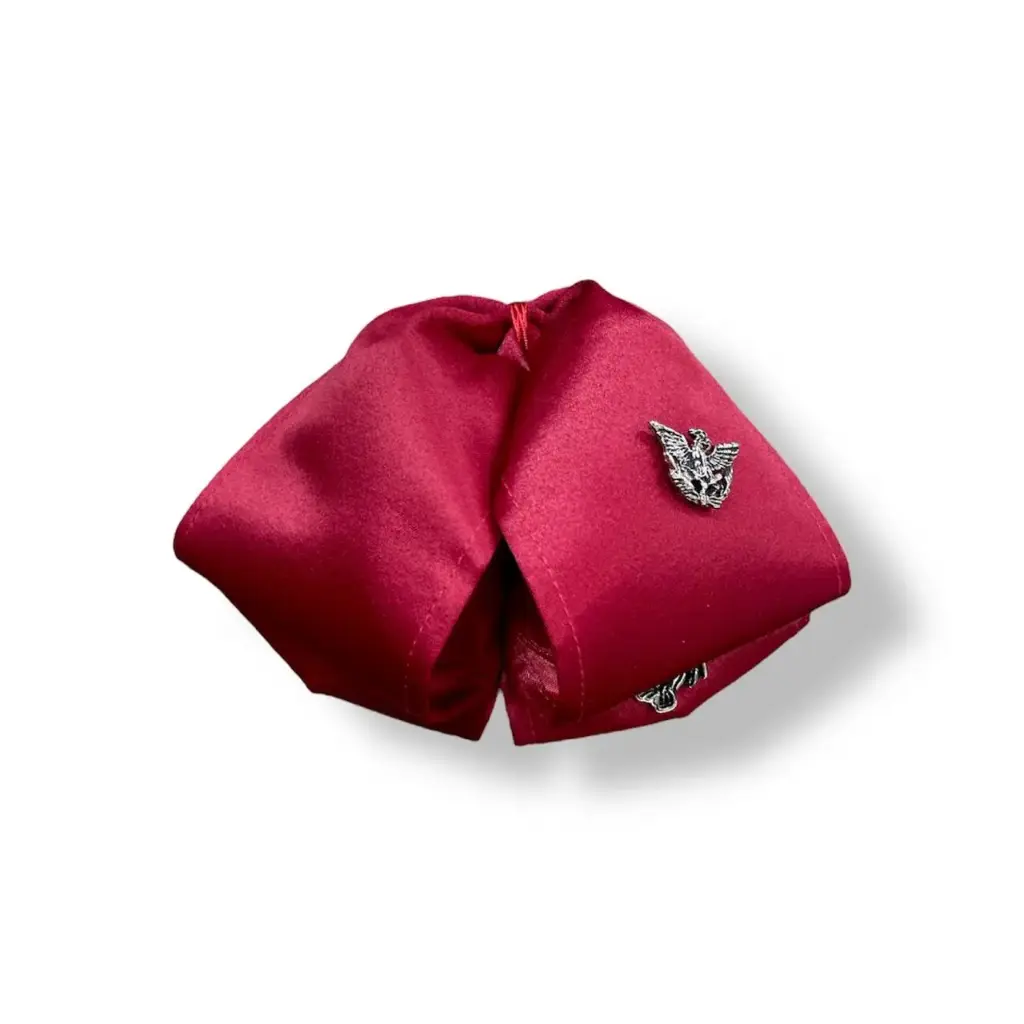 MOÑO ROJO LISO JUVENIL TALLA 12