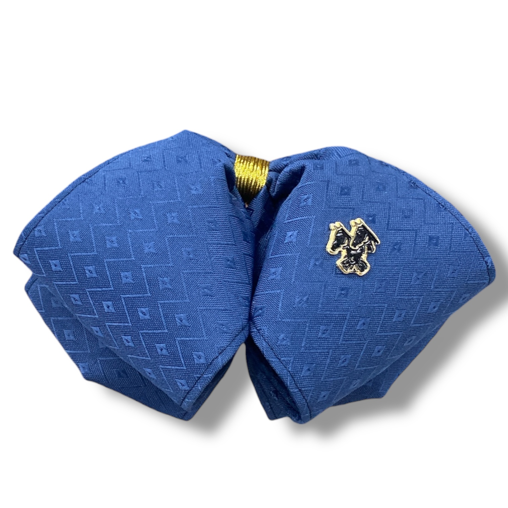 MOÑO AZUL LISO ADULTO