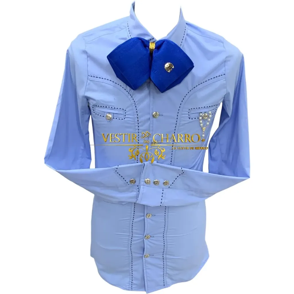 CAMISA STRECH PESPUNTE TALLA 30