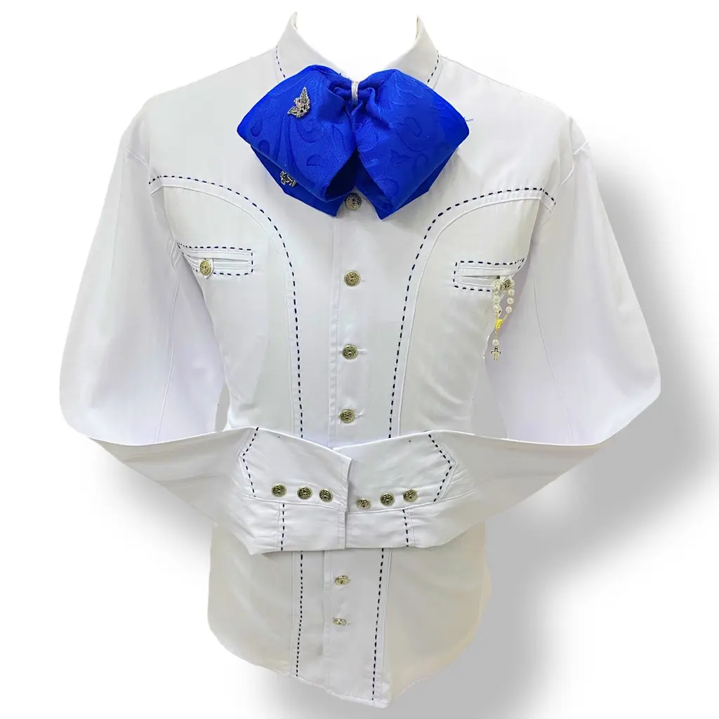 CAMISA STRECH PESPUNTE TALLA 38 (opcion 1)