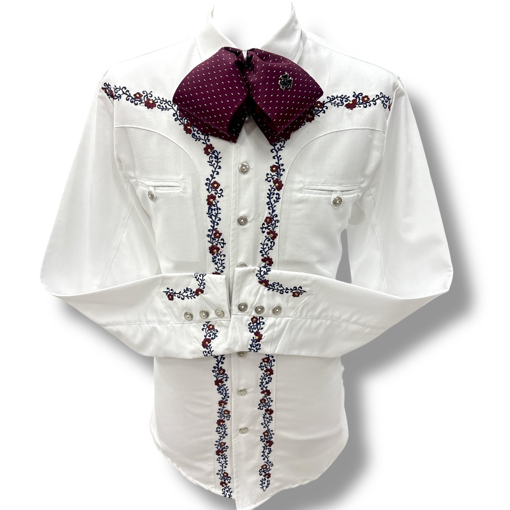 CAMISA ADULTO CON BORDADO TALLA#38