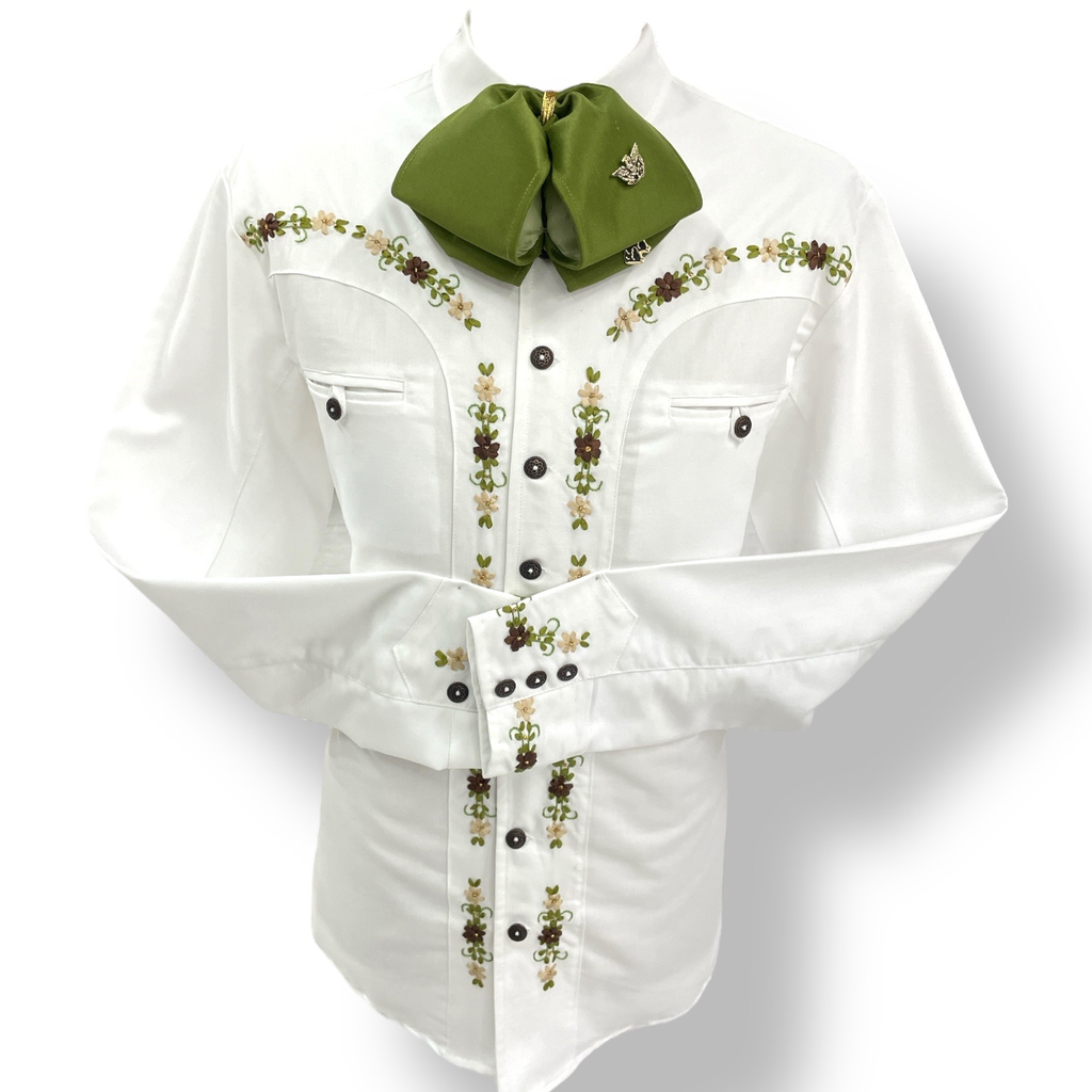 CAMISA BORDADO LISTON TALLA 38