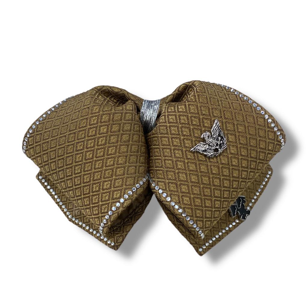 MOÑO DORADO CON PIEDRAS ADULTO