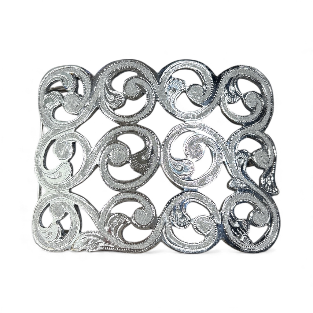 HEBILLA CALADA REALZADA