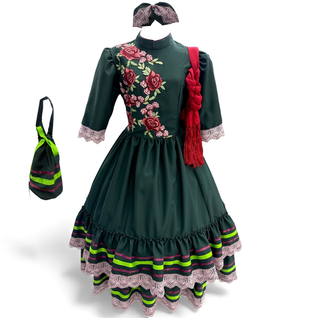 VESTIDO ESCARAMUZA TALLA EXTRA GRANDE (Opcion 2)