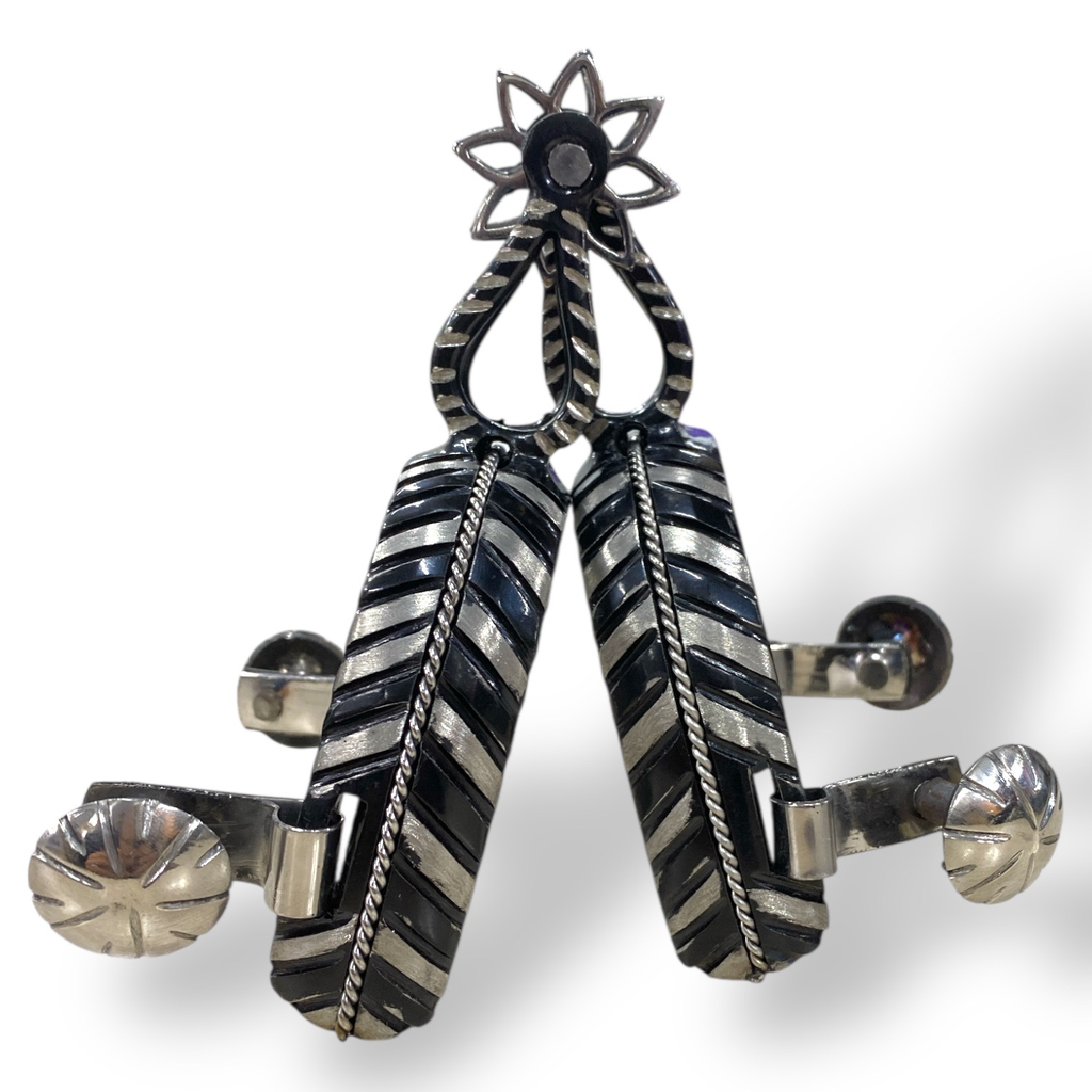 ESPUELA PINTADA PAVONADA NEGRA ESPIGA LARGA (Opcion 1)