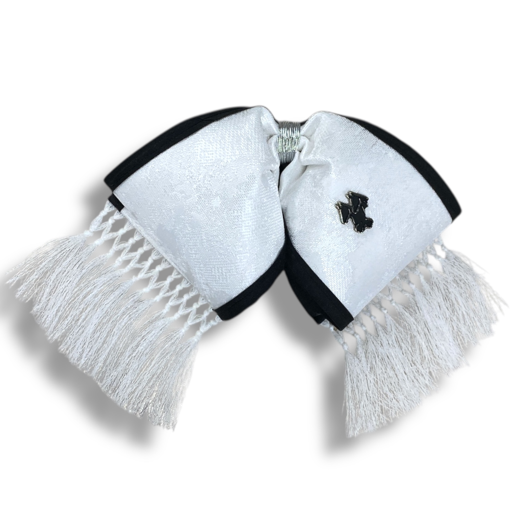 MOÑO BLANCO CON BARBAS Y BIES ADULTO (Opción 1)