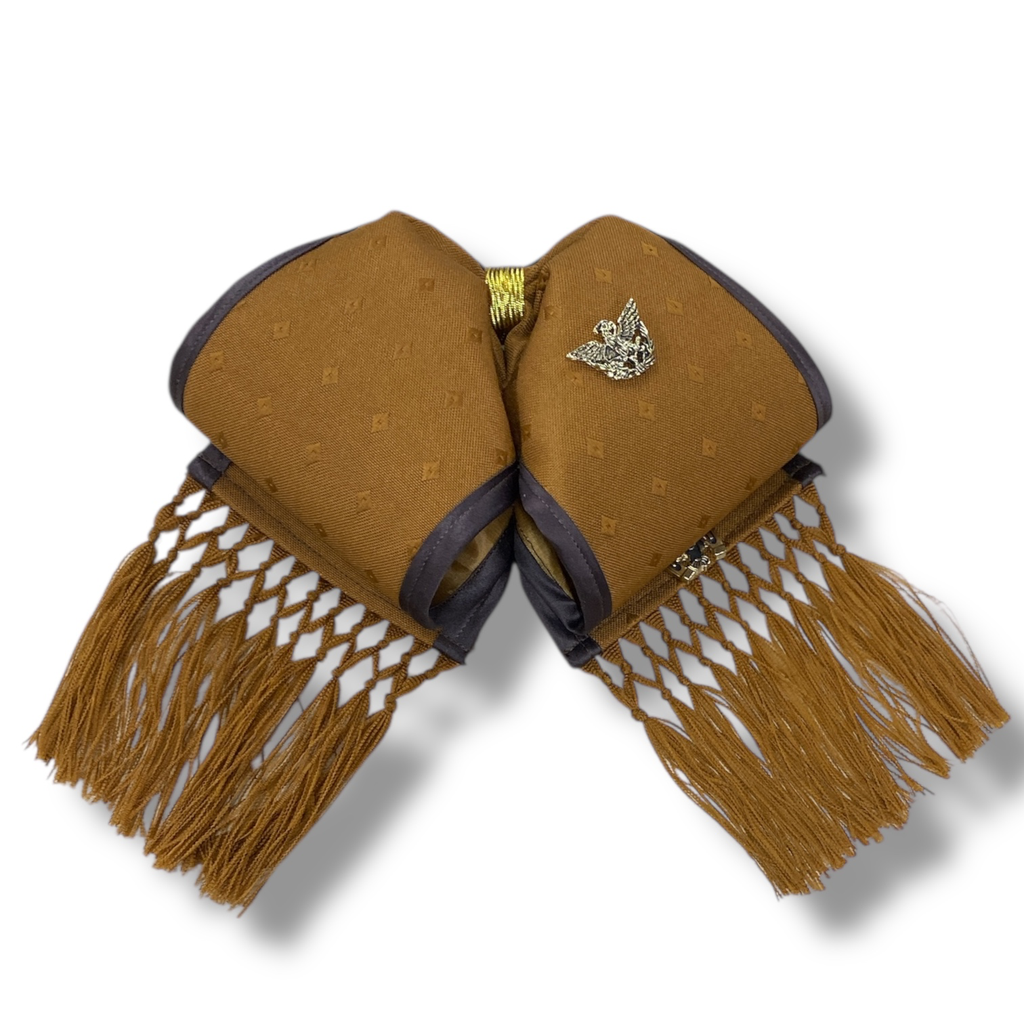 MOÑO ORO VIEJO CON BARBAS Y BIES ADULTO (Opción 1)