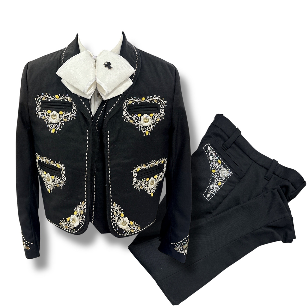 TRAJE CANUTILLO NEGRO GALA COMPLETA 