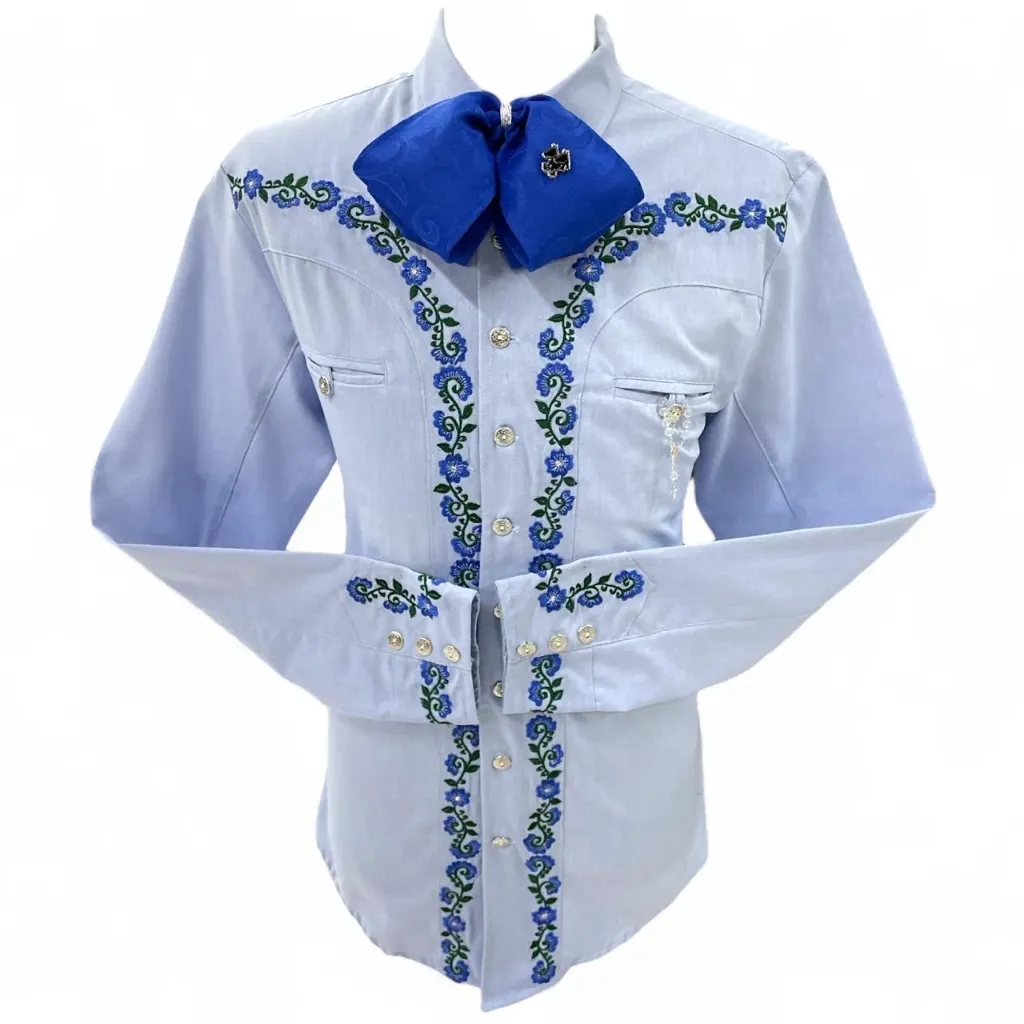 CAMISA ADULTO CON BORDADO TALLA#44