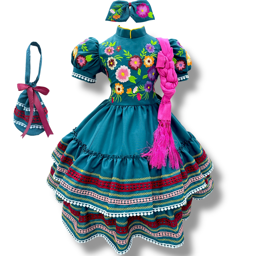 VESTIDO ESCARAMUZA TALLA 4