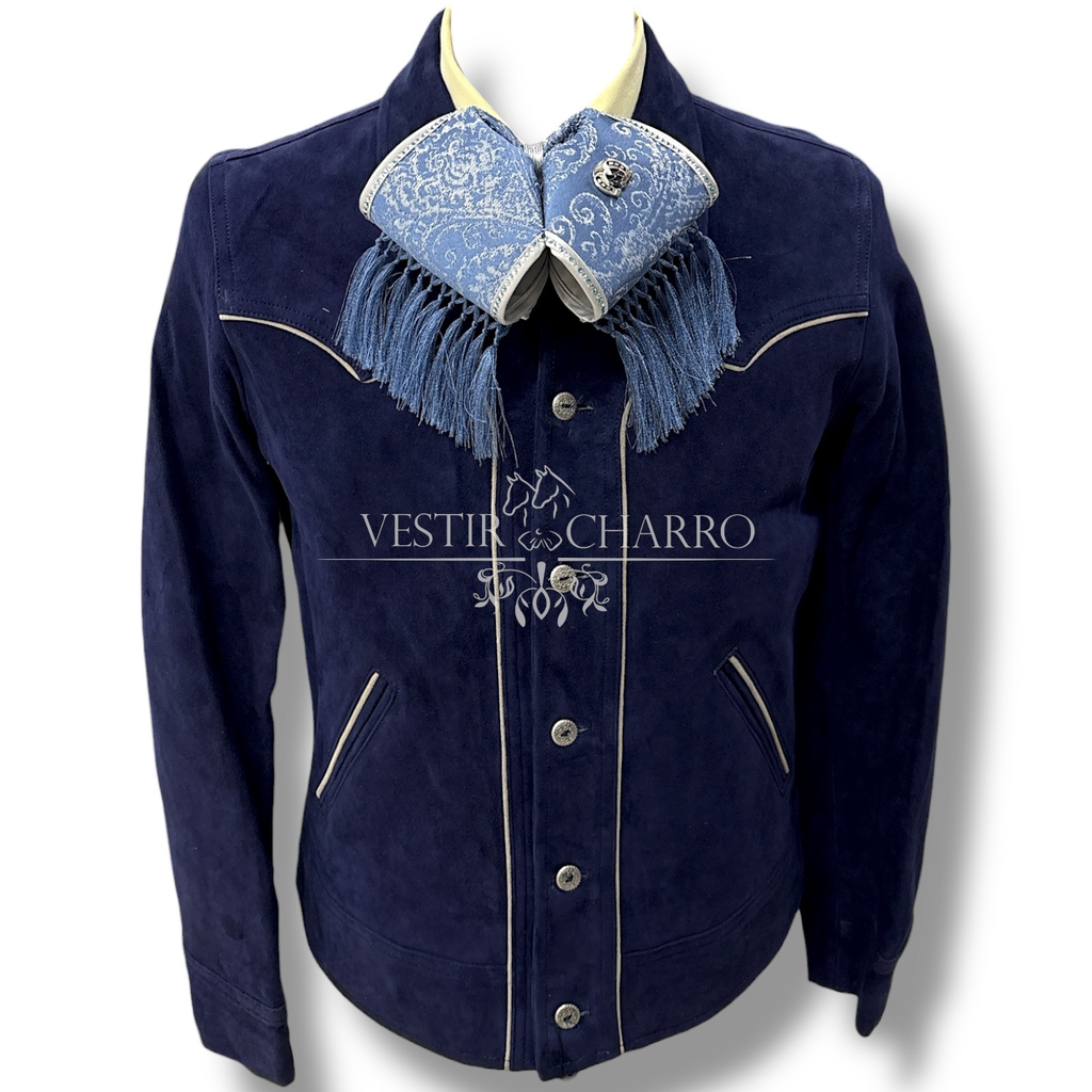 CHAZARILLAS EN PIEL ANTE CUELLO CIVIL XL