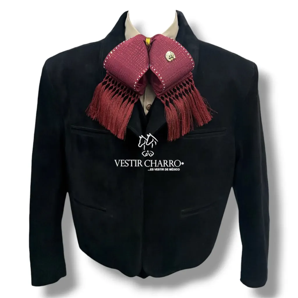 CHALECO Y CHAQUETILLA EN PIEL ANTE CON BOTONADURA  XL