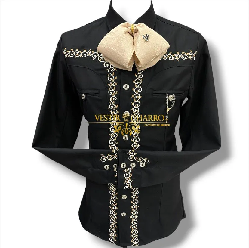 CAMISA ADULTO CON BORDADO TALLA#34 (Opción 1)