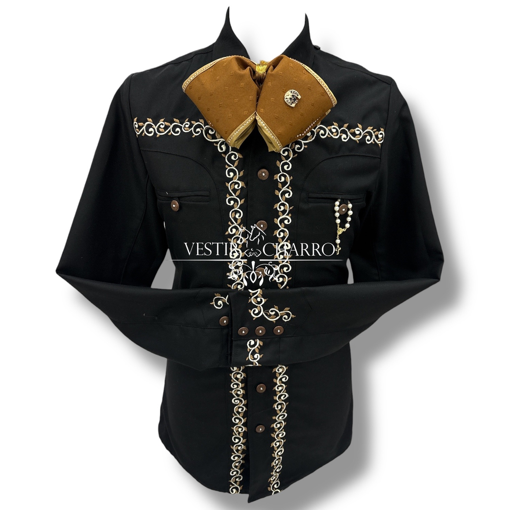 CAMISA ADULTO CON BORDADO TALLA#34