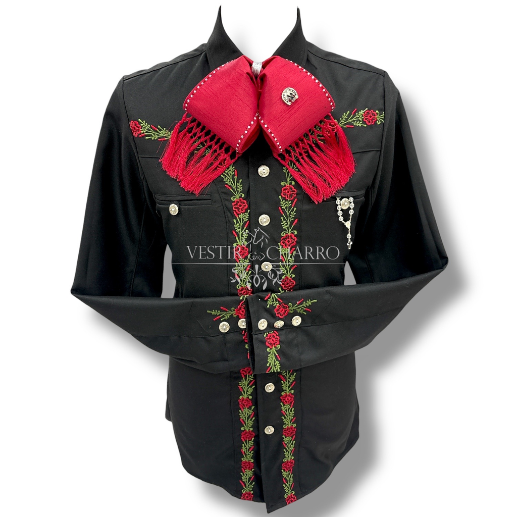 CAMISA ADULTO CON BORDADO TALLA#34